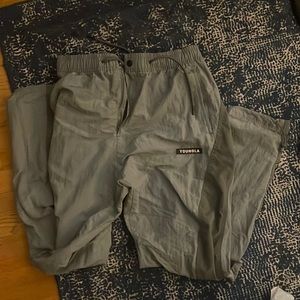 YoungLA Retro Cargo Windbreaker Pants Grey